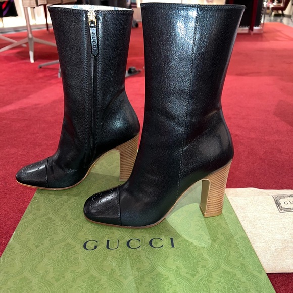 Gucci Interlocking G Ankle Boots (NWT) - Picture 1 of 7